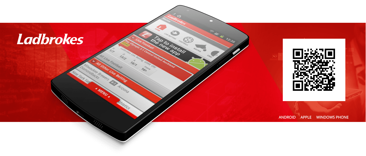 Ladbrokes is available on your phone!