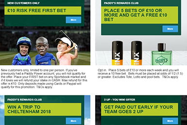 Paddy Power's most famous specials