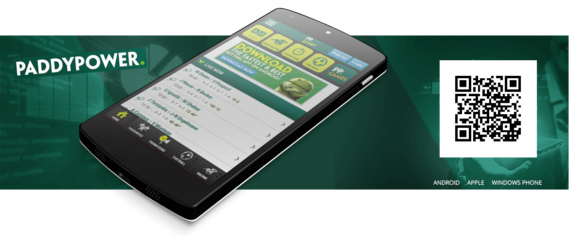 Paddy Power's mobile application